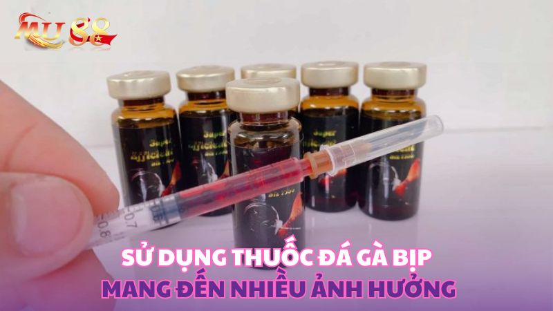 Sử dụng thuốc gà bịp mang đến nhiều ảnh hưởng